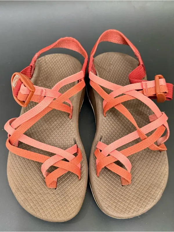 Chacos ZX/2 Cloud Peach/Rust Dual Straps Hiking Outdoor Women’s Sandals Size 6 - Image 2