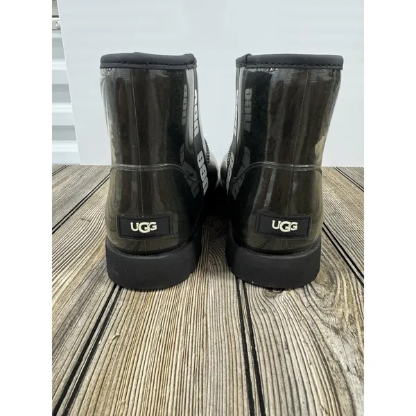 UGG Classic Clear Mini in Black SZ 9 - Image 5