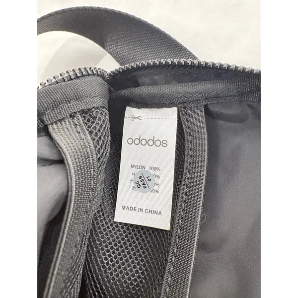 Ododos Black Nylon Belt Bag Emily 2026‎ Wolf Graphic Waist Pack Crossbody - Image 7