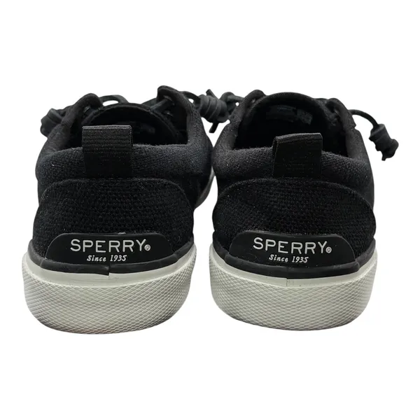Sperry Black Canvas Boat Shoes Women Size 6.5 New Without Box - Image 4