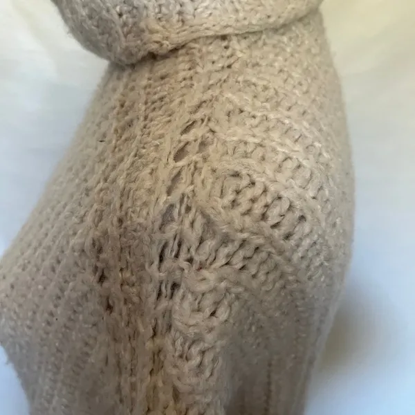 Abercrombie & Fitch Chunky Turtleneck Womens Sweater Sz XS Fisherman Coastal - Image 8