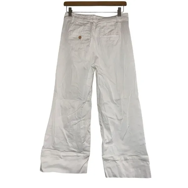 ✨Anthropologie Chino Pintucked Chino White Sz 2 Pants✨ - Image 7