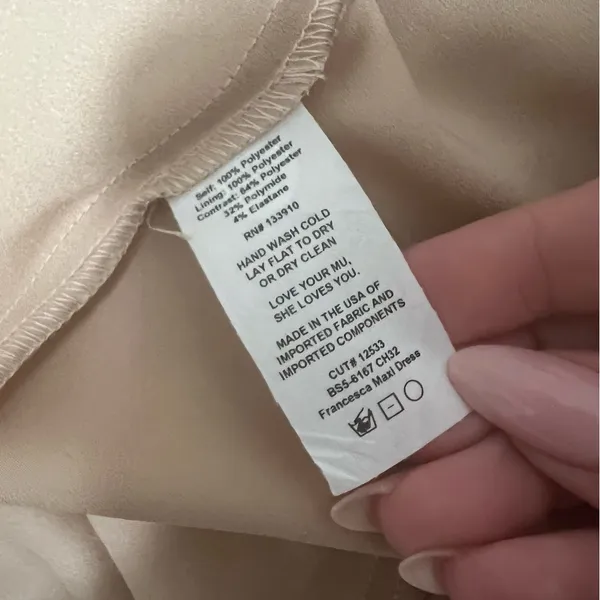 Show Me Your Mumu Francesca Corset Maxi Dress Champagne Tulle Ruffle - Image 11