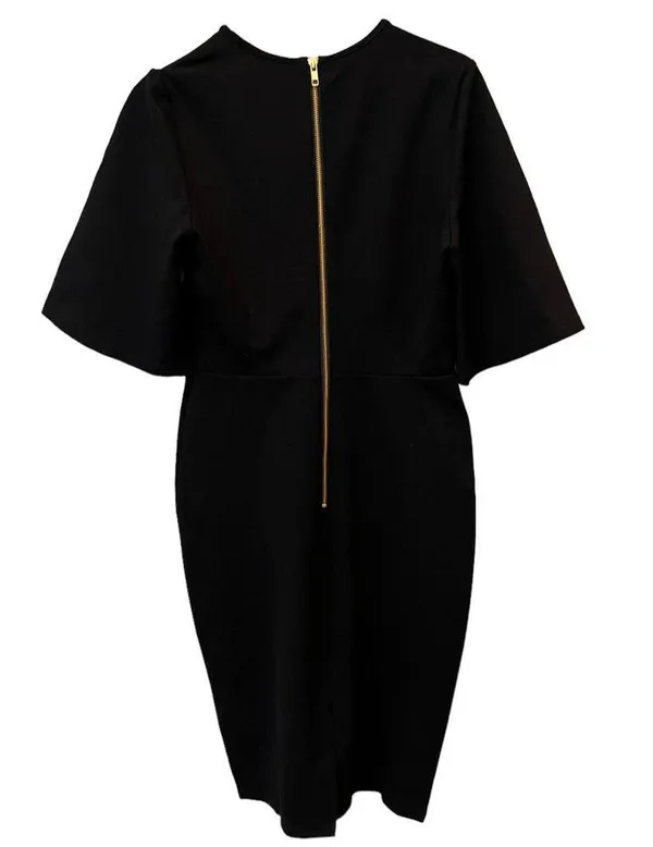 RACHEL PARCELL Flutter Sleeve Ponte Dress (M) - Image 5