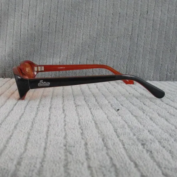New Divine Eyewear Camilla Black/Orange Sunglasses Women's NWT - Image 3