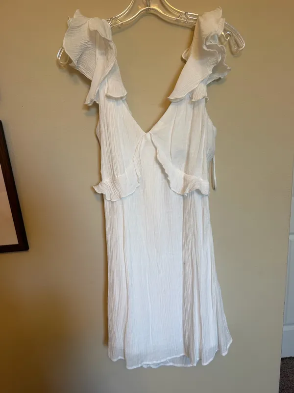 Francesca's Dress White Mini - Image 2