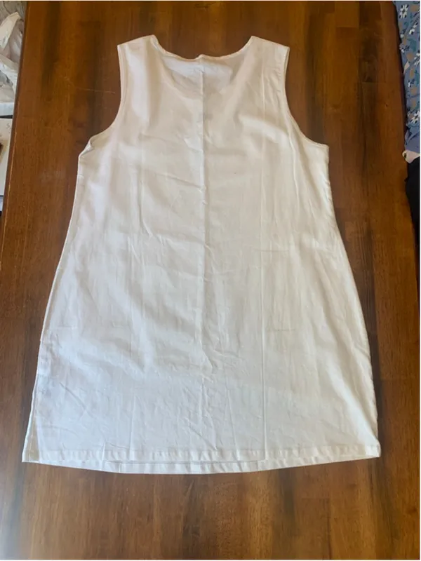 Charlie Paige NWT Dress Large White Sleeveless - Image 7