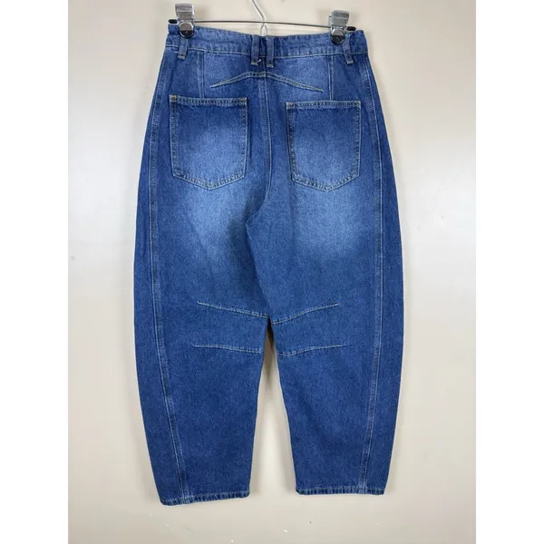 Baggy Jeans Women’s Size 4 Blue Medium Wash Barrel Y2K Grunge 80s 90s VTG - Image 7