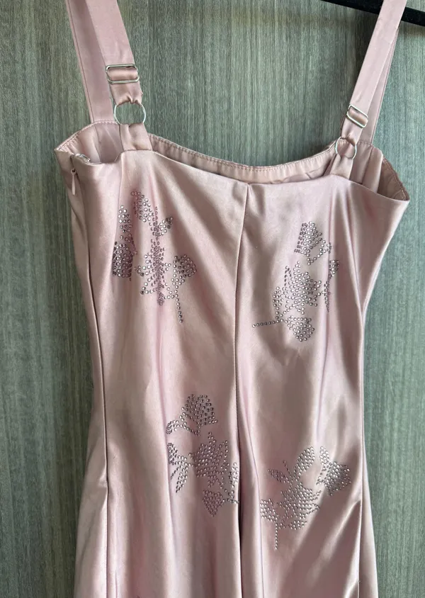 Ohpolly Pink Sparkly Mini Dress - Image 4