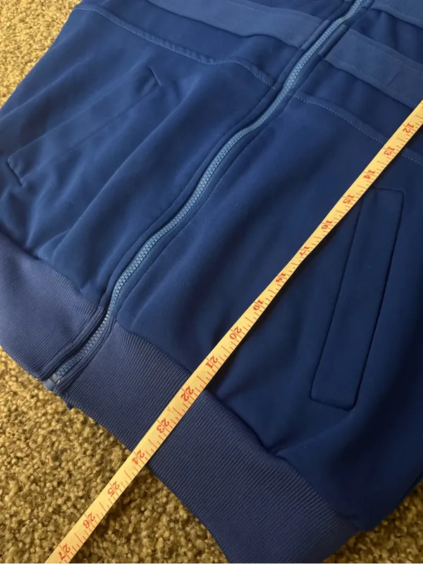 Vintage 80s Bonne Sportswear Blue Track Jacket Womens M - Image 8
