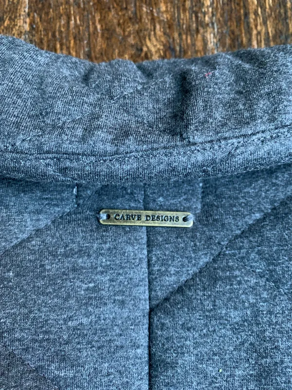 NWOT Carve Designs Organic Cotton Maggie Quilted Topper Coat Small - Image 8