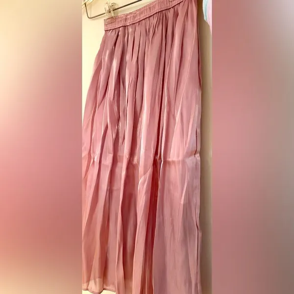 Elegant Pink Flair girls Skirt XXS - Image 2