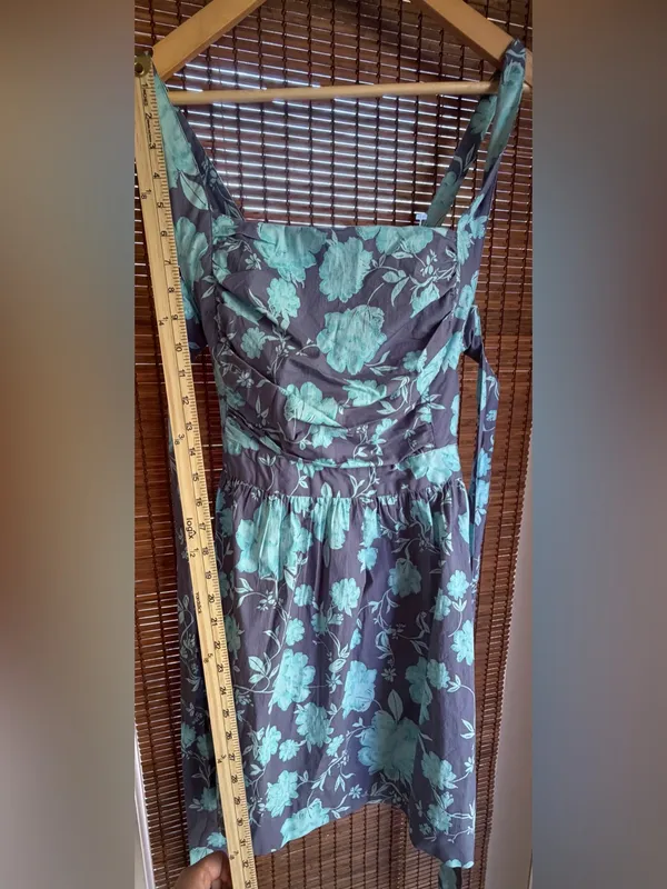 Free People Meet Me in Maui Floral Open Back Mini Dress Medium $128 - Image 11
