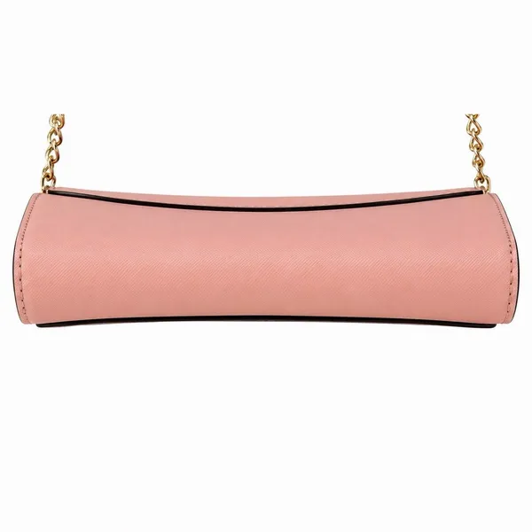 Kate Spade New York Pink Saffiano Leather Crossbody Clutch Bag Convertible - Image 4