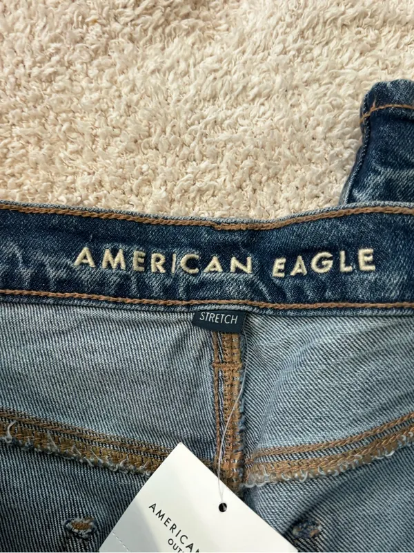 American Eagle Stretch Studded High-Waisted Stovepipe Jean - Image 6