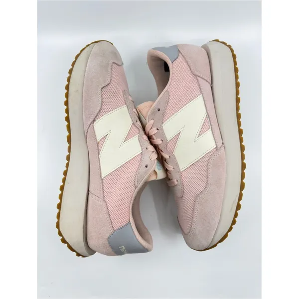 New Balance 237 Sneakers Women 8 Pink Good Retro Mesh Suede Low Top WS237V1 - Image 8
