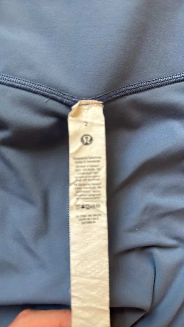 Lululemon Align Biker Shorts Chambray - Image 3