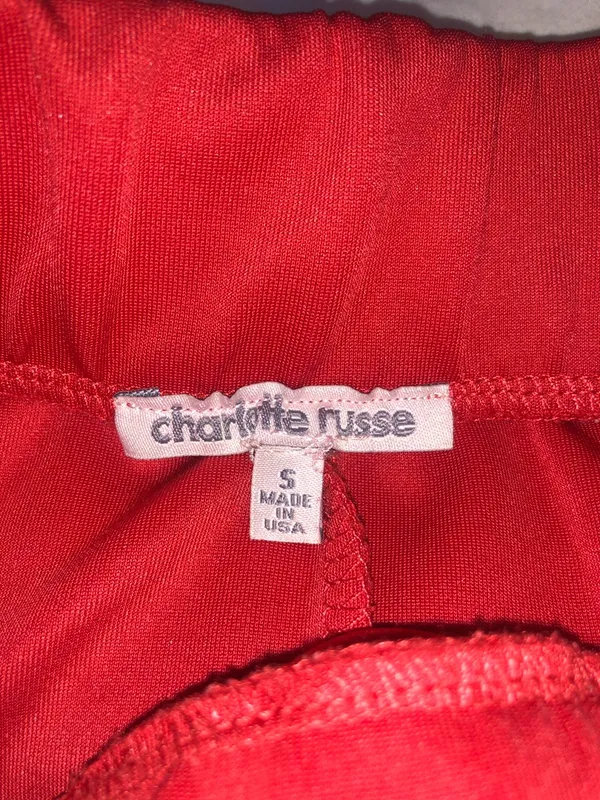 Charlotte Russe Red Skater Skirt - Image 2