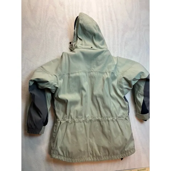 Columbia Sportswear‎ Omni Tech Waterproof Breathable Jacket Womens S Beige Grey - Image 12
