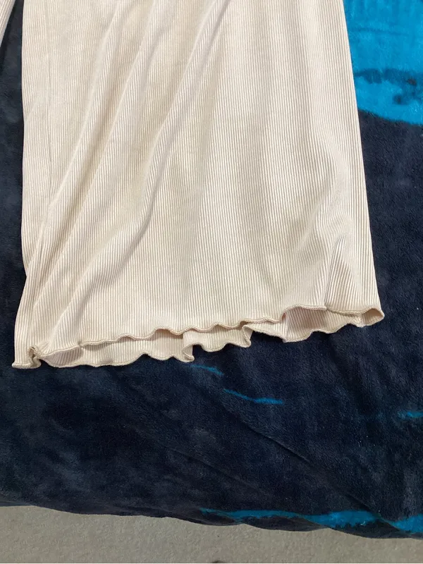 SHEIN Women’s Wide-Leg Cream dress Pants - Image 2