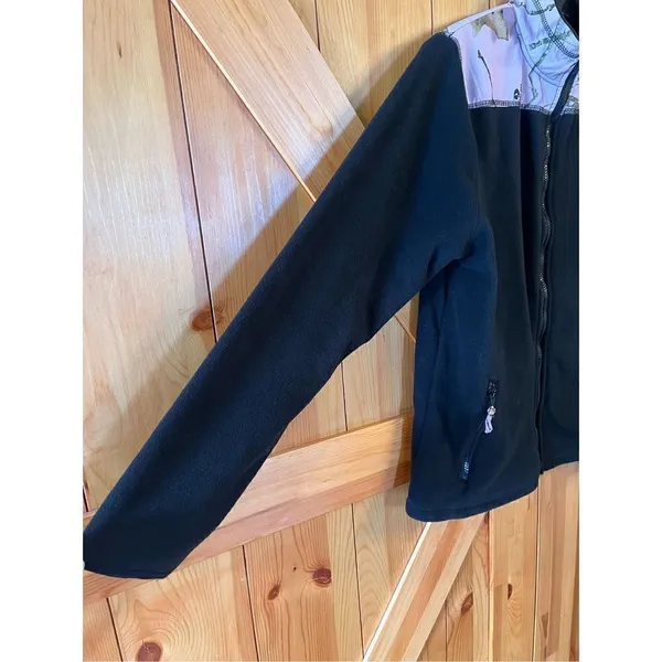 Mossy Oak Performance Fleece/Camo Womens Size Large Jacket Zips Up nwt (2714) - Image 2