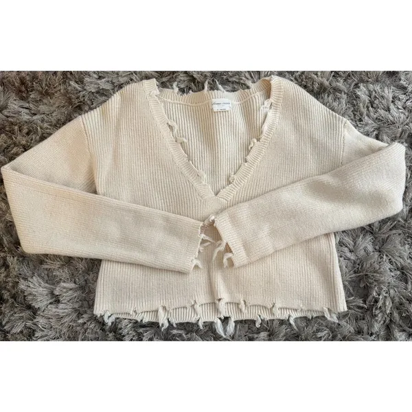 Revolve Lovers and Friends Prospect Sweater Cream Size XS - Image 3