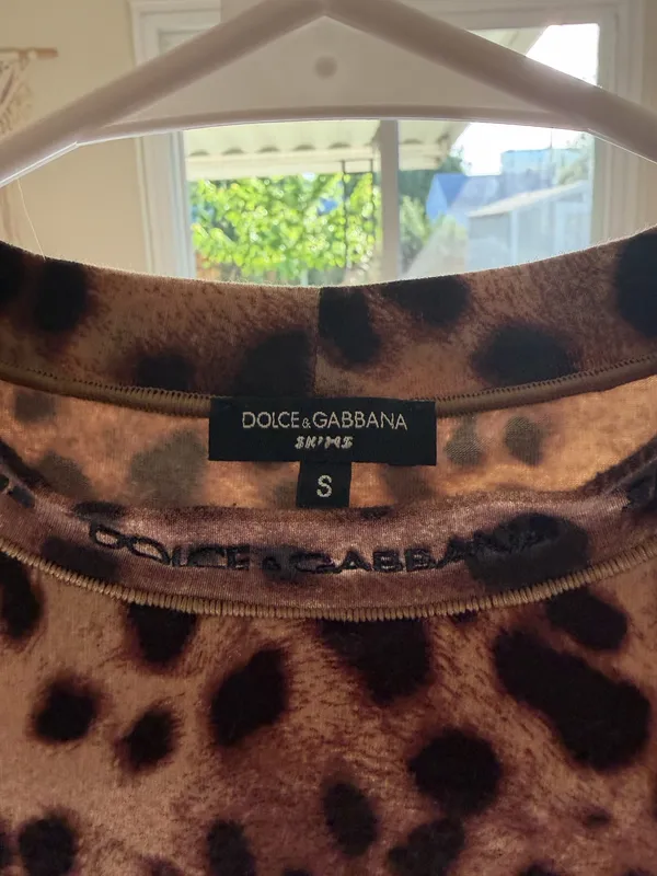 SKIMS Dolce & Gabbana Black Cotton Long Sleeve - Image 4