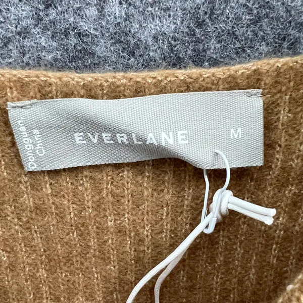 Everlane Cozy‎ Stretch Tank M Camel Tan Wool Yak Tank Square Neck Minimalist NEW - Image 8