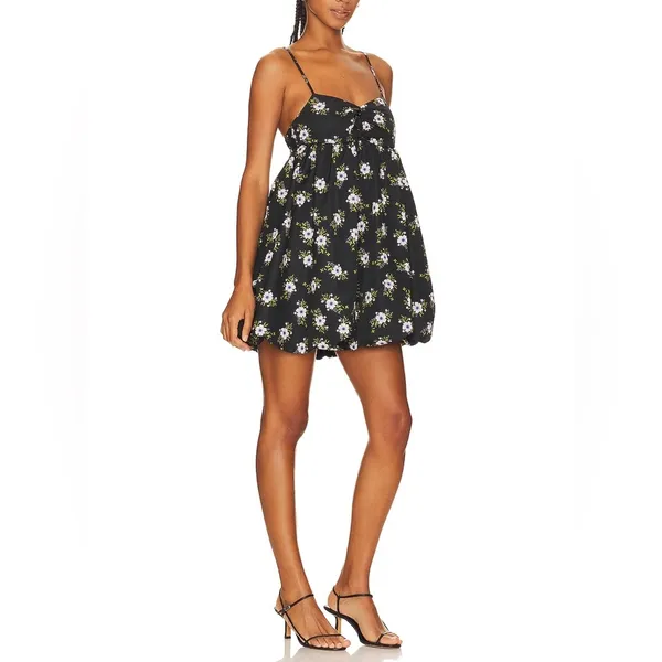 Free People In A Bubble Mini Dress - Size M -‎ Black - NWT - Image 2