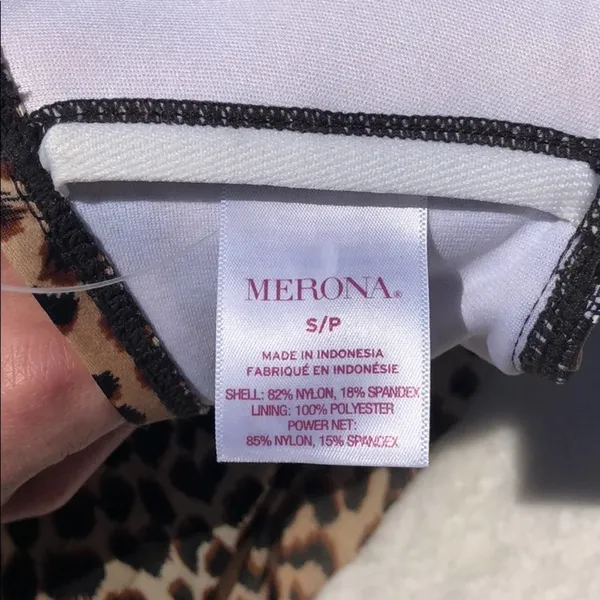 Merona: Leopard print bathing suit top - Image 3