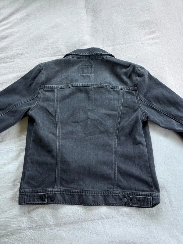 Old Navy Faded Black Denim Jacket - Image 2