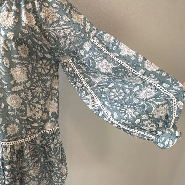 Marea Womens Elizabeth Mini Dress Size XS/S Boho Flowy Floral Cotton Lightweight - Image 4