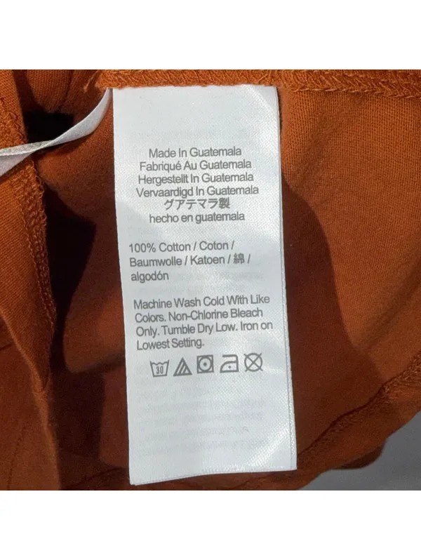 J.Crew Women’s Orange Turtleneck Long Sleeve Top Size Medium NWT - Image 5