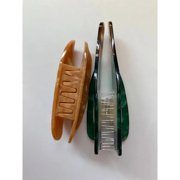 Source Unknown French Baguette & Bordeaux Wine Bottle Claw Clip Set 3-4" - Image 2