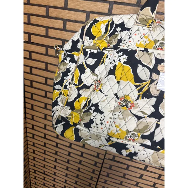 Vera Bradley Yellow Floral Duffle Bag‎ - Image 4