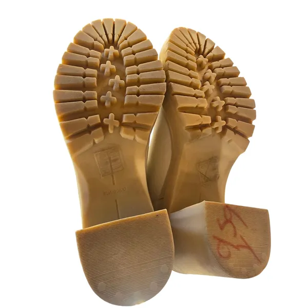 Dolce Vita Caster Ivory Leather Platform‎ Lug Sole Block Heel Chelsea Boots 8.5 - Image 9