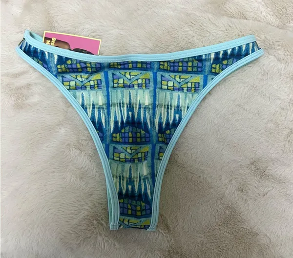 Strawberry milk mob bikini bottom Blue - Image 2