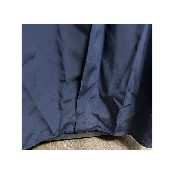 Zimmermann Navy Blue Silk‎ Halter Neck Ruched Maxi Dress Old Money Size 0 (US 4) - Image 5