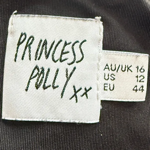 Princess Polly Bolden Top Black Sz 12 - Image 10