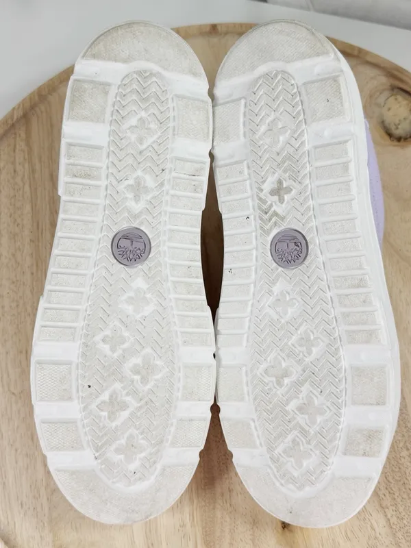 Timberland Laurel Court Low Lace Up Canvas Sneakers Lilac‎ Purple Women 9.5 - Image 8