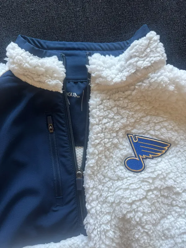 Women’s Blues Hockey Sweatshirt - Image 3