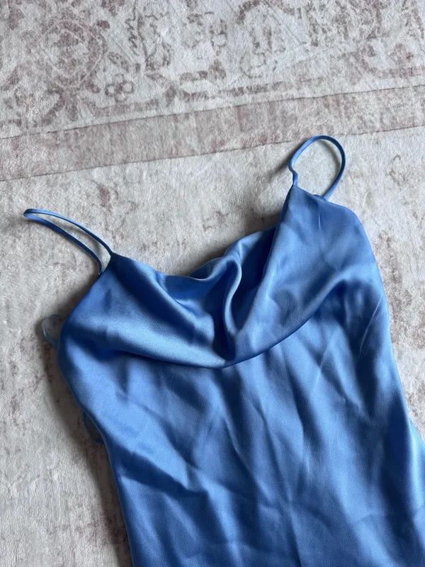 B. Smart Blue Formal Dress - Image 2