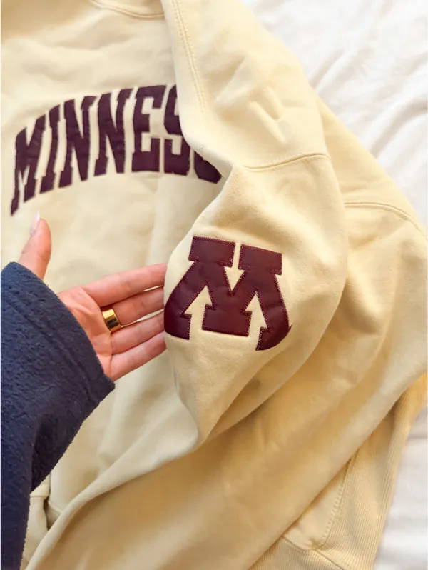 Minnesota Gophers Crewneck Yellow Size L - Image 2