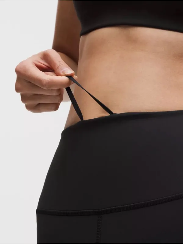Lululemon Wunder Train High-Rise Crop 23" Leggings 2 Black Pilates Yoga Minimal - Image 3