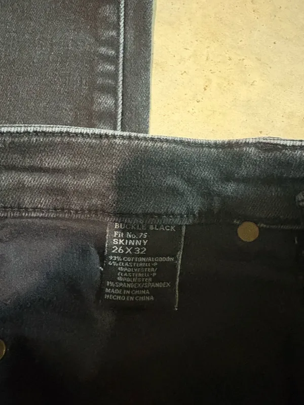 Buckle Black Jeans - Image 4