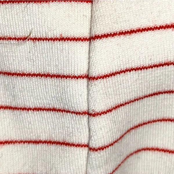 Lacoste Cream and Red Striped Top - Image 10