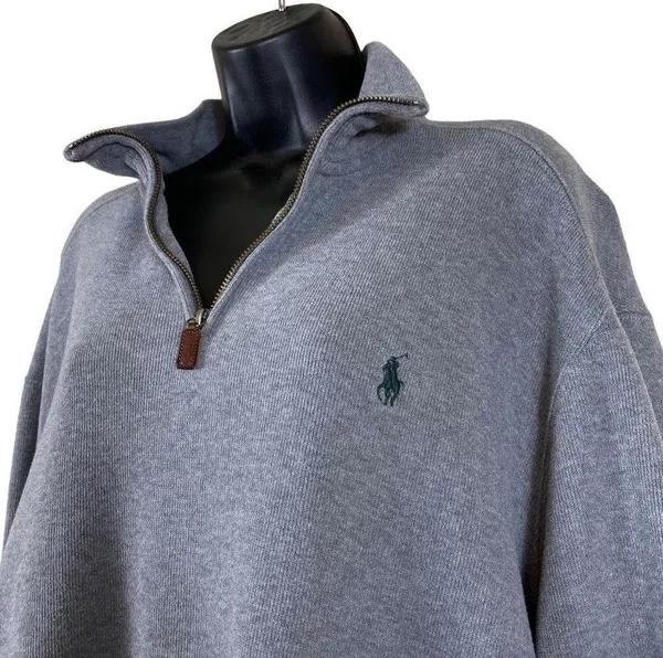 Ralph Lauren Quarter Zip Pullover Sweater - Image 2