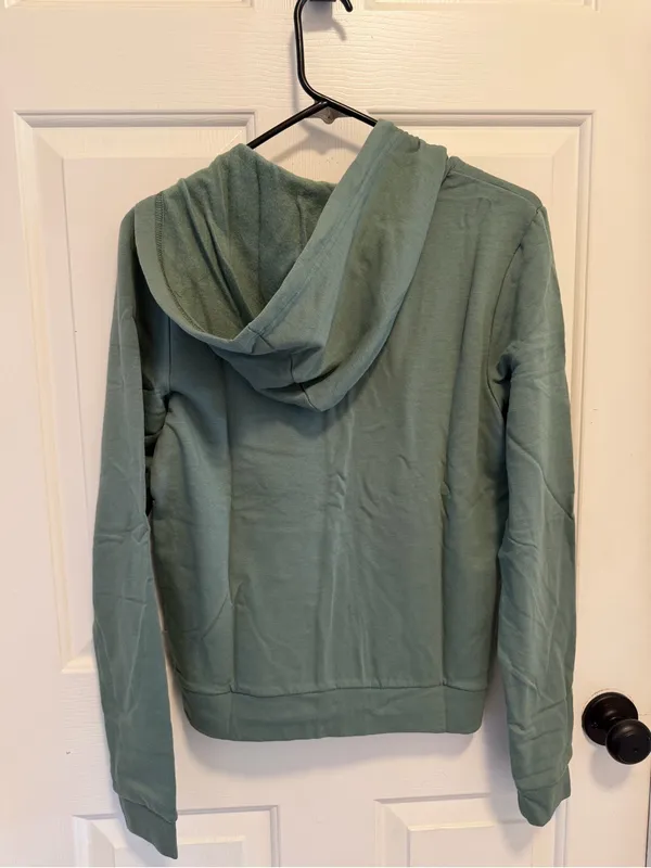 Marine Layer Afternoon Full Zipper Hoodie Jacket Sage Green Size Small - Image 5