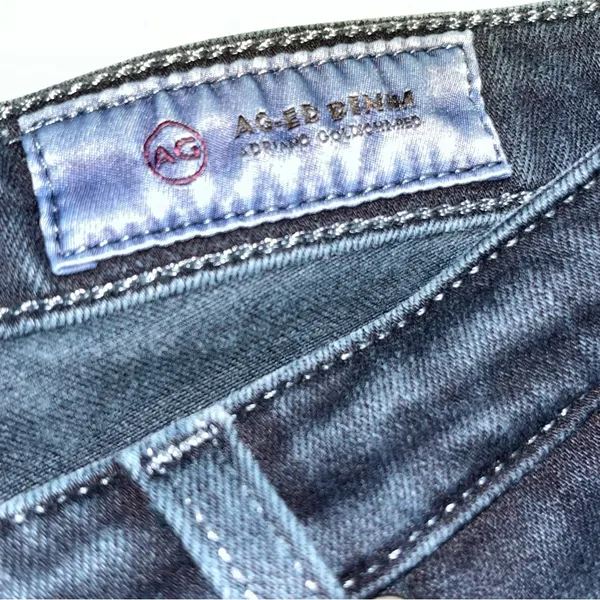 AG Adriano Goldschmied Dark Wash The Legging Super Skinny Ankle Jean size 24 - Image 7