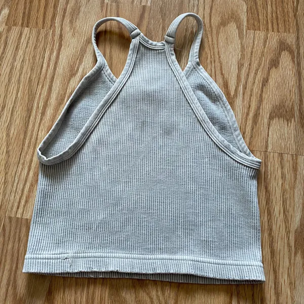NEW Free People FP Movement Happiness Runs Crop Tank in Stone Eagle - XS/S - Image 6